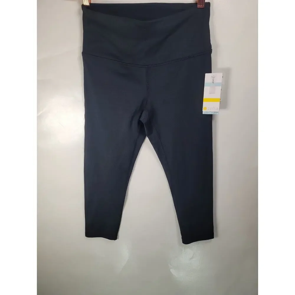 Zella Crop Yoga Studio Leggings Athletic Compression Pants Size Small - Picture 8 of 9